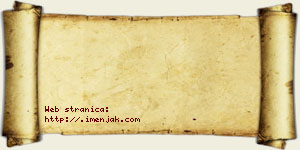 Jelena Dačić vizit kartica